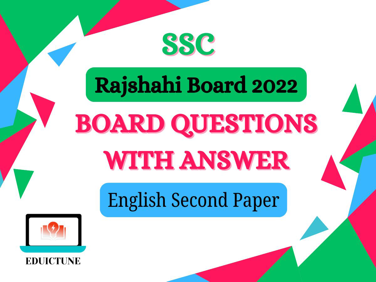 English 2nd Paper Rajshahi Board 2022