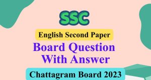 এস.এস.সি ইংরেজি ২য় পত্র চট্টগ্রাম বোর্ড ২০২৩ সমাধান SSC English 2nd Paper Chattogram Board 2023 Solution