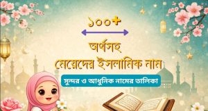 ১০০+ মেয়েদের ইসলামিক নাম অর্থসহ ১০০+ মেয়েদের ইসলামিক নাম অর্থসহ